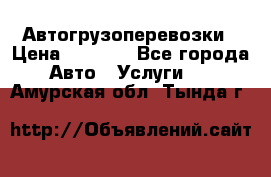 Автогрузоперевозки › Цена ­ 1 000 - Все города Авто » Услуги   . Амурская обл.,Тында г.